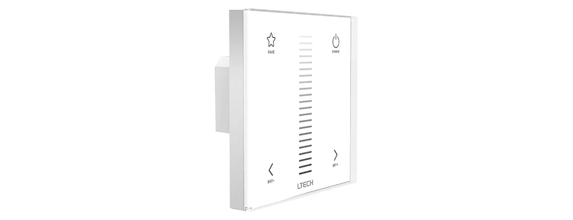 E1  RF2.4GHz CCT dim Touch Panel, PWM Power output, 12-24Vdc, 192W 4A×2CH, Single/Multi Zone Support.